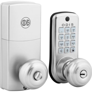 CERRADURA ODIS DIGITAL CON POMO 6500 - PLATA - 2
