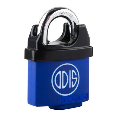CANDADO ODIS OFF ROAD HOMBROS 50 MM AZUL - 3