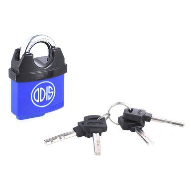 CANDADO ODIS OFF ROAD HOMBROS 50 MM AZUL - 7