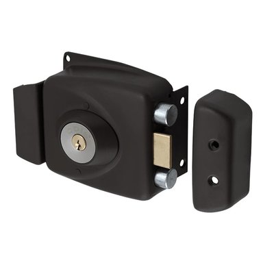 CERRADURA ODIS SOBREPONER 771 PUERTAS MADERA - NEGRO - 1
