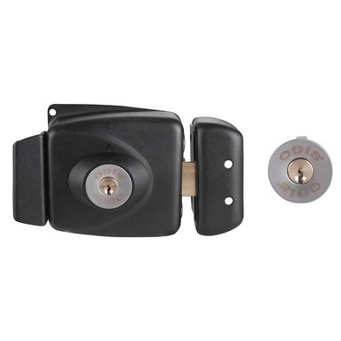 CERRADURA ODIS SOBREPONER 771 PUERTAS MADERA - NEGRO - 3