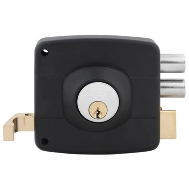CERRADURA ODIS SOBREPONER 321 PUERTAS DE MADERA -NEGRO - 1