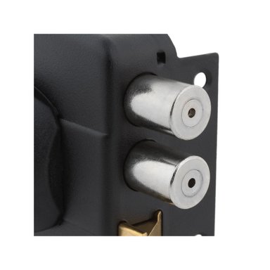 CERRADURA ODIS SOBREPONER 323 REJAS PORTONES CON CAJA - NEGRO - 6