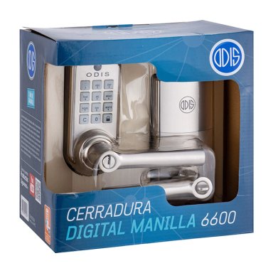 CERRADURA ODIS DIGITAL CON MANILLA 6600 - PLATA - 7