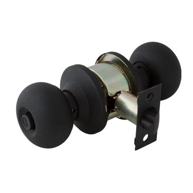 CERRADURA ODIS CILÍNDRICA 206 DORMITORIO - NEGRO - 1