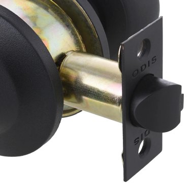 CERRADURA ODIS CILÍNDRICA 206 DORMITORIO - NEGRO - 5