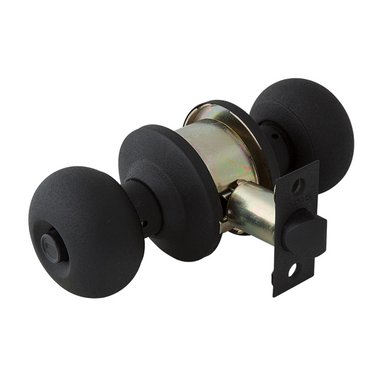 CERRADURA ODIS CILÍNDRICA 206 BAÑO - NEGRO - 2