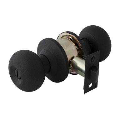 CERRADURA ODIS CILÍNDRICA 206 BAÑO - NEGRO - 4
