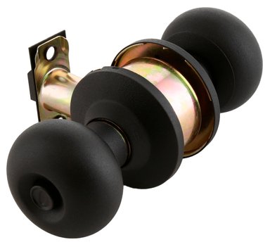 CERRADURA ODIS CILÍNDRICA 206 BAÑO - NEGRO - 7