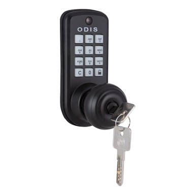 CERRADURA ODIS DIGITAL CON POMO 6500 - NEGRO - 2