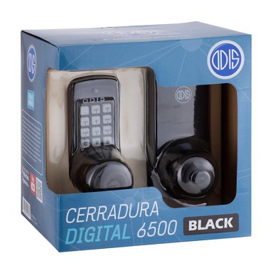 CERRADURA ODIS DIGITAL CON POMO 6500 - NEGRO - 8