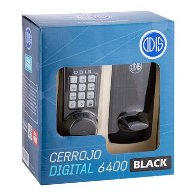 CERROJO ODIS DIGITAL 6400 NEGRO - 8