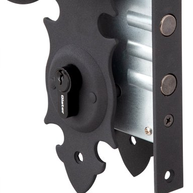 CERRADURA OISTER EMBUTIR TRANCURA ACCESO - NEGRO - 6