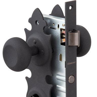 CERRADURA OISTER EMBUTIR TRANCURA INTERIOR - NEGRO - 5