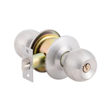 CERRADURA OISTER CILÍNDRICA 101 DORMITORIO - PLATA SATIN - 2