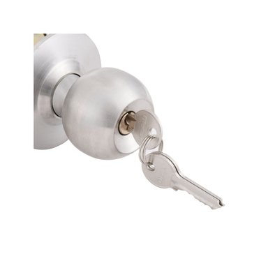 CERRADURA OISTER CILÍNDRICA 101 DORMITORIO - PLATA SATIN - 7