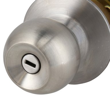 CERRADURA OISTER CILÍNDRICA 101 BAÑO - PLATA SATIN - 5
