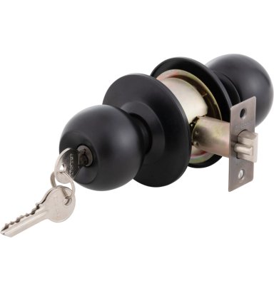 CERRADURA OISTER CILÍNDRICA 101 DORMITORIO NEGRO BT - 3