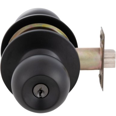 CERRADURA OISTER CILÍNDRICA 101 DORMITORIO NEGRO BT - 7