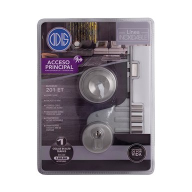 CERRADURA ODIS EMBUTIR 201 POMO ACCESO - PLATA - 3