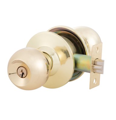 CERRADURA CILÍNDRICA OISTER 101 DORMITORIO BRONCE PULIDO - 1