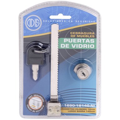 CERRADURA ODIS MUEBLES PUERTAS DE VIDRIO VITRINA 1690-18140 - 9