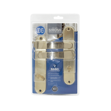 CERRADURA ODIS EMBUTIR SIMONA 7040 BAÑO - BRONCE - 3