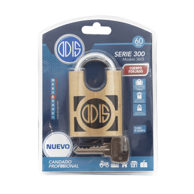 CANDADO ODIS 360S CON HOMBROS 60MM - 6