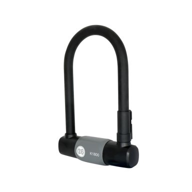 CANDADO ODIS PARA BICICLETA U LOCK K1800 18X186 MM GRAFITO LLAVE DISCO - 4