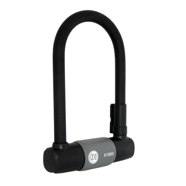 CANDADO ODIS PARA BICICLETA U LOCK K1800 18X186 MM GRAFITO LLAVE DISCO - 5