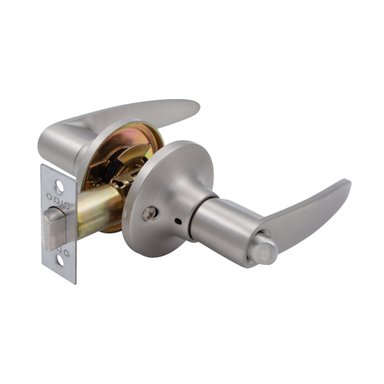 CERRADURA TUBULAR CON MANILLA ODIS 203 BAÑO - PLATA - 1