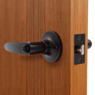CERRADURA TUBULAR CON MANILLA ODIS 203 DORMITORIO - NEGRO - 8