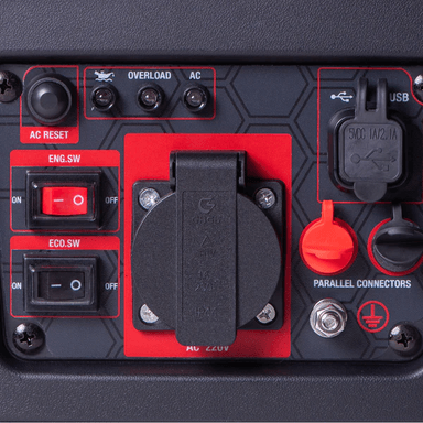 GENERADOR ELÉCTRICO INVERTER 1200W TOMAHAWK POWER - 5