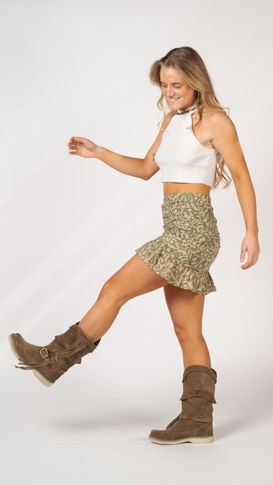 BOTA ANGIELINA RENO TAUPE EXOTICA - 4