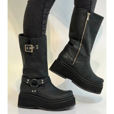 BOTA ELOISA NEGRO EXOTICA - 2