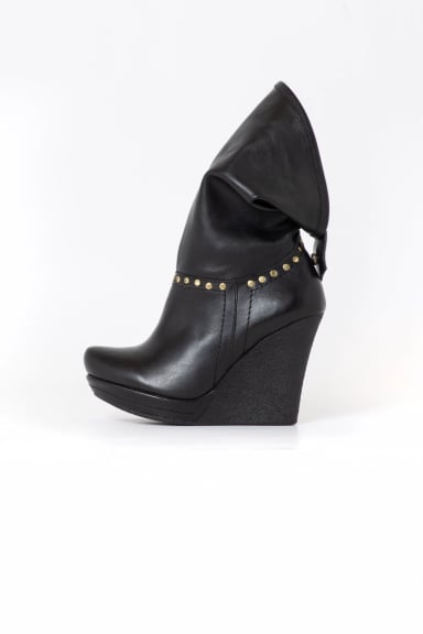BOTIN GABRIELA NEGRO TACHAS EXOTICA - 2
