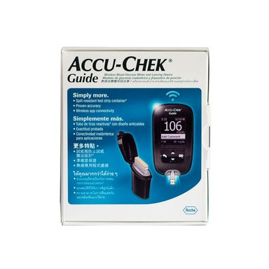 GLUCOMETRO ROCHE MEDIDOR DE GLUCOSA ACCU CHEK® GUIDE - 1