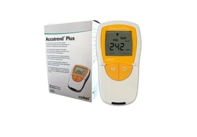 MEDIDOR ACCUTREND ROCHE PLUS LACTATO TRIGLICERIDO COLESTEROL - 1