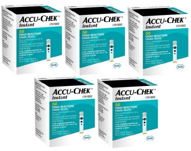 CINTAS REACTIVAS ROCHE 250 TIRAS ACCU CHEK® INSTANT - 1