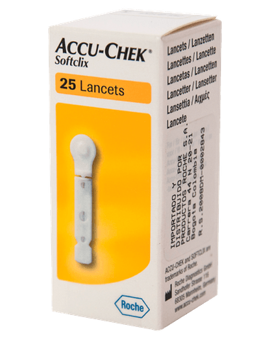 LANCETAS ACCU-CHEK® SOFTCLIX 25 UNIDADES (PARA INSTANT Y GUIDE ME) - 1