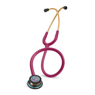 FONENDOSCOPIO 3M LITTMANN CLASSIC III FRAMBUESA ARCOIRIS 5806 + ESTUCHE MORADO - 1