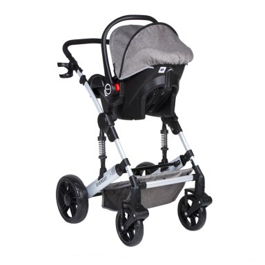 COCHE BBQOOL TRAVEL SYSTEM EVEREST GREY GRIS - 4