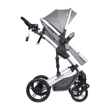 COCHE BBQOOL TRAVEL SYSTEM EVEREST GREY GRIS - 6