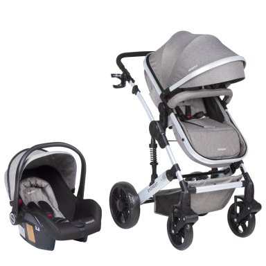 COCHE BBQOOL TRAVEL SYSTEM EVEREST GREY GRIS - 9