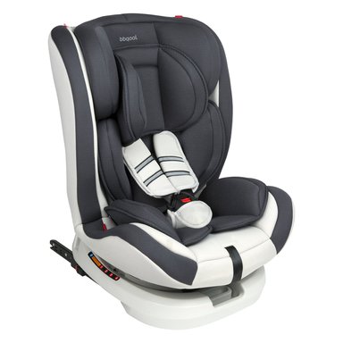 SILLA AUTO BBQOOL CONVERTIBLE APOLO ISOFIX 360° GREY GRIS - 1