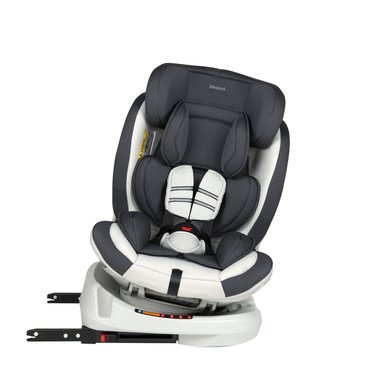 SILLA AUTO BBQOOL CONVERTIBLE APOLO ISOFIX 360° GREY GRIS - 5