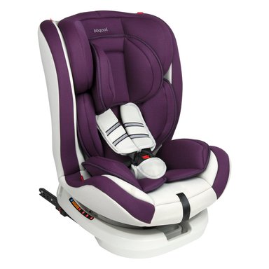 SILLA AUTO BBQOOL CONVERTIBLE APOLO ISOFIX 360° PURPLE MORADO - 1
