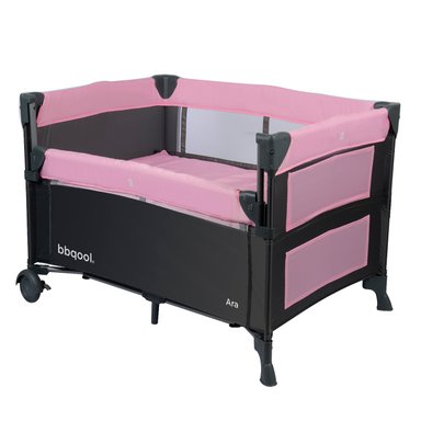 CUNA BBQOOL PLAYARD COLECHO ARA PINK ACERO ROSADO - 1