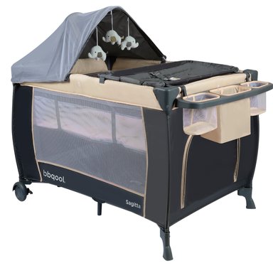 CUNA BBQOOL PLAYARD SAGITTA BEIGE ACERO BEIGE - 1