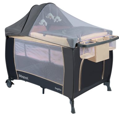 CUNA BBQOOL PLAYARD SAGITTA BEIGE ACERO BEIGE - 2